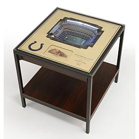 Indianapolis Colts 25-Layer Stadium Views Lighted End Table