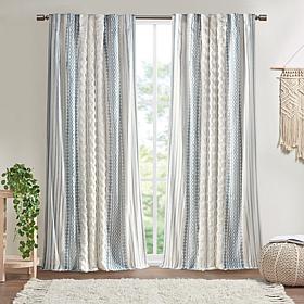 INK+IVY Imani Cotton Printed Window Panel 50"W x 108"L