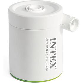 Intex Quickfill usb200r Air Pump with 2 Interconnecting Nozzles