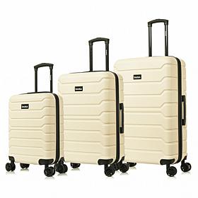 InUSA Trend 3-Piece Lightweight Hardside Spinner Luggage Set