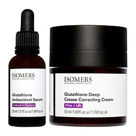 Isomers Skincare Glutathione Antioxidant Serum & Deep Crease Cream