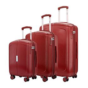 Izod Mateo 3-Piece Hard Shell Spinner Luggage Set