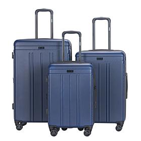 Izod Zoe 3-Piece Hard Shell Spinner Luggage Set