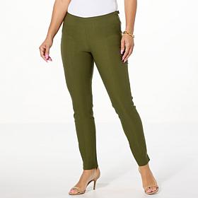 Jaclyn Smith Tech Stretch Side Entry Slim Pull-On Pant