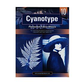 Jacquard Cyanotype Fabric Sheets 8.5" x 11" - 10 Pack