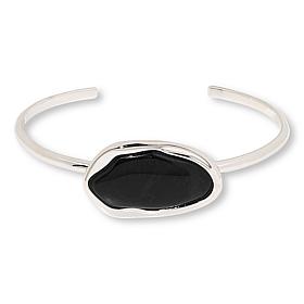 Jade of Yesteryear Freeform Jade Cuff Bracelet