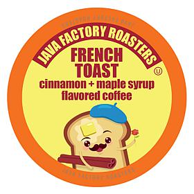 Java Factory French Toast Coffee for Keurig K Cup Brewers, 80-Count