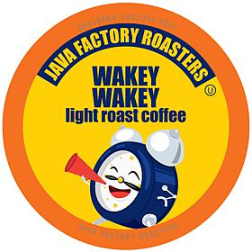Java Factory Light Roast Coffee Pods, Wakey Wakey 40-Count