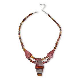 Jay King African Rainbow Chalcedony 18" Necklace