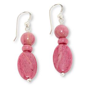 Jay King Amur River Pink Chalcedony Sterling Silver Earrings