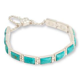 Jay King Chilean Turquoise Line Bracelet with Magnetic Clasp