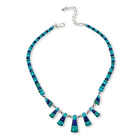 Jay King Gallery Collection Turquoise and Lapis 18" Necklace