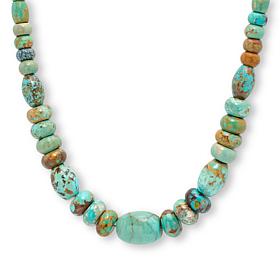 Jay King Golden Dragon Mountain Turquoise Bead Necklace