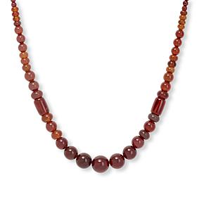 Jay King Hessonite Garnet 18" Beaded Necklace