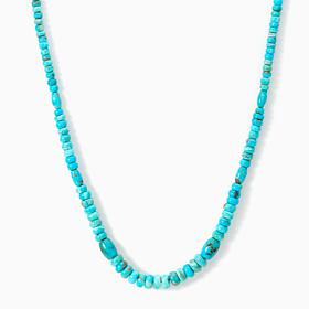 Jay King Sterling Silver Angel Peak Turquoise Necklace