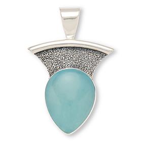 Jay King Sterling Silver Aquamarine Pendant
