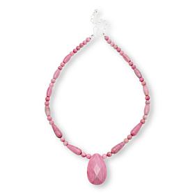 Jay King Sterling Silver Argentinian Rhodonite Necklace