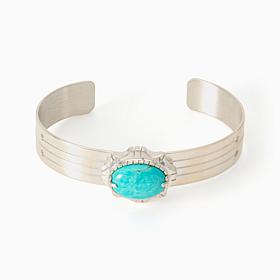 Jay King Sterling Silver Baja Turquoise Cuff Bracelet