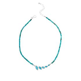 Jay King Sterling Silver Campitos Turquoise Necklace