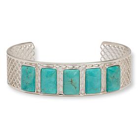 Jay King Sterling Silver Chilean Turquoise Cuff Bracelet