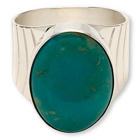 Jay King Sterling Silver Kingman Turquoise Ring