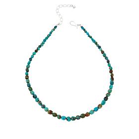 Jay King Sterling Silver Multicolor Sonoran Turquoise Bead Necklace