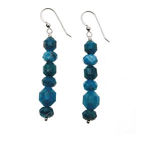 Jay King Sterling Silver Neon Apatite Drop Earrings