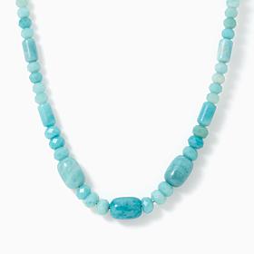 Jay King Sterling Silver Quartzite Beaded Necklace