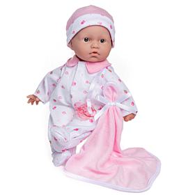 JC Toys La Baby Doll with White and Pink Onesie