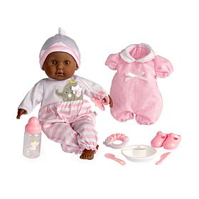JC Toys Nonis Boutique 15in Realistic Pink Outfit Baby Doll