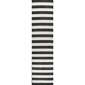 JONATHAN Y Negril Two-Tone Wide Stripe Indoor/Outdoor 2' x 8' Runner