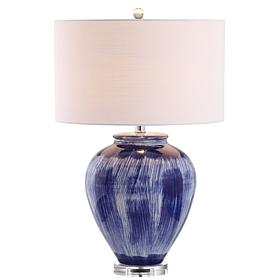 JONATHAN Y Seaside Blue Wayland 26" Ceramic LED Table Lamp
