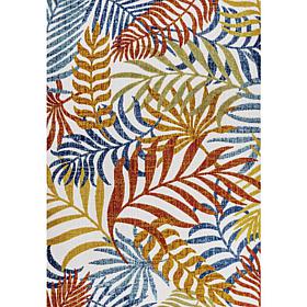 JONATHAN Y Tropics Palm Leaves Indoor/Outdoor 9' x 12' Rug