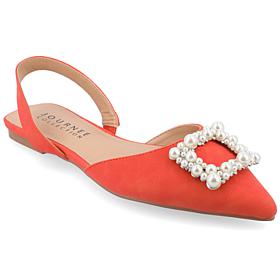 Journee Collection Womens Hannae Wide Width Flats