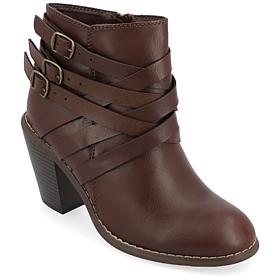 Journee Collection Womens Strap Bootie