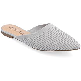 Journee Collection Womens Wide Width Aniee Mule Flats