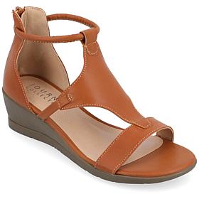 Journee Collection Womens Wide Width Trayle Sandal Wedge