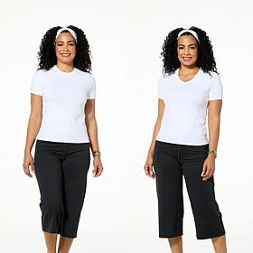 Joy Collection Cool & Clean Two Performance Tees w/Headband