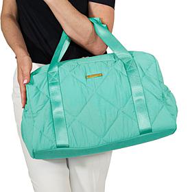 Joy Collection Quilted Duffle & Belt Bag Set w/Antimicrobial Lining