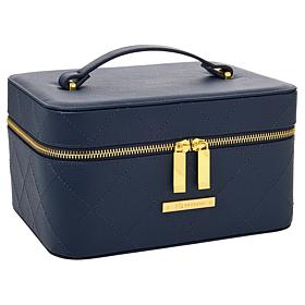 Joy First Class Luxury Leather Cosmetics & More Chic Train Case