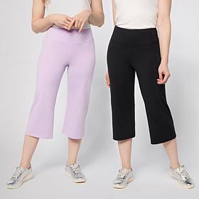 Joy Performance Luxe Buttersoft Buy One, Get One Wide Leg Capris