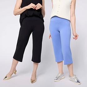 Joy Performance Luxe Buttersoft Buy One, Get One Wide Leg Capris