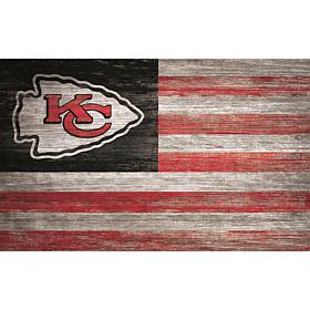 Kansas City Chiefs Distressed Flag 11x19