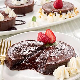 Kansas City Steak Company (12) 4 oz. Chocolate Truffle Lava Cakes