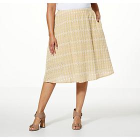 kathy ireland® Fashion 360 Madrid Escape A-Line Skirt