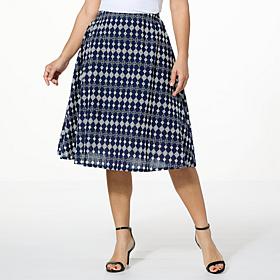 kathy ireland® Fashion 360 Madrid Escape A-Line Skirt