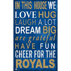 KC Royals In This House Sign 