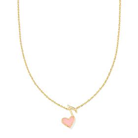 Kendra Scott x Dolly Parton Heart Music Note Pink Necklace
