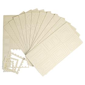 Kingston Crafts Chipboard Frames and Shapes - Set of 334