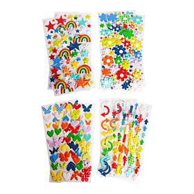 Kingston Crafts Every Day Puffy Stickers - Set of 442